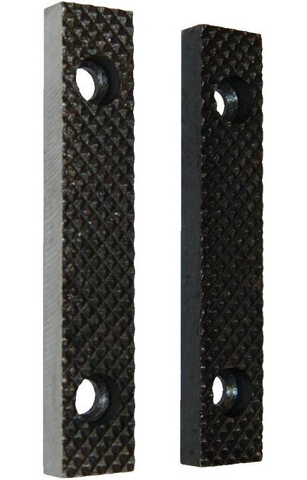 Jeu 2 Mors Acier De Rechange Pour Étau 100mm AC133-4