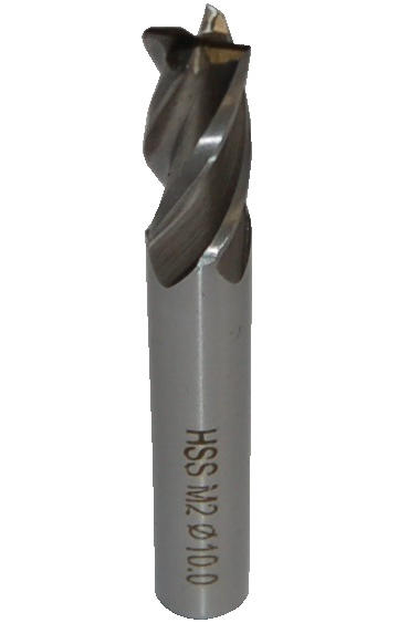 Fraise Métal 10 mm HSS M2 Cylindrique