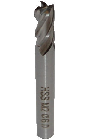 Fraise Métal 6 mm HSS M2 Cylindrique