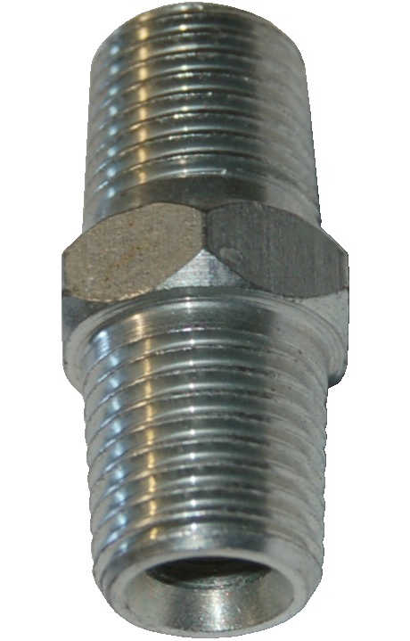 Raccord Pneumatique Mamelon Mâle 1/4" NPT Mâle 1/4" NPT